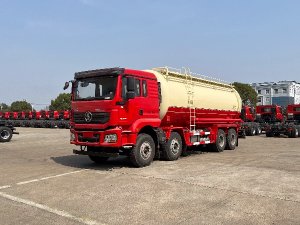 8x4陝汽德龍SGZ5312GFLSX6型油田專用(yòng)下灰罐車(chē)